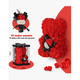 thumbnail image 4 of Flores Artificial Oso De Rosa Edición para Dia de Madres Color Rojo, 4 of 4