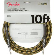 Genuine Fender® Professional Series Instrument Cable, 10', Woodland Camo