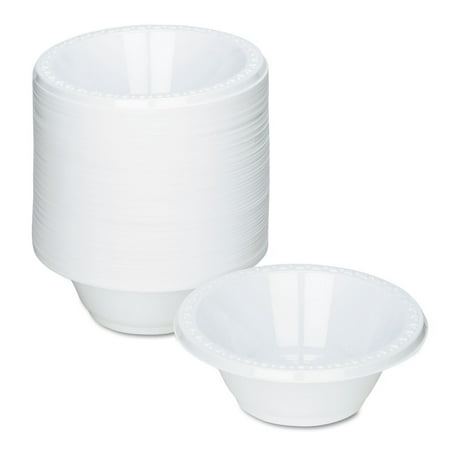 

Tablemate Plastic Dinnerware Bowls 12 oz White 125/Pack