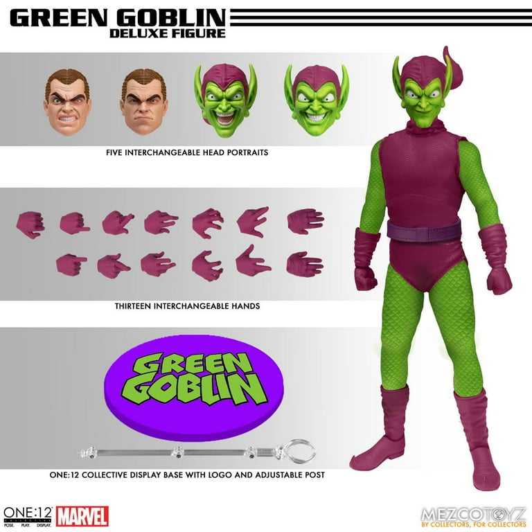 アメコミ mezcoone:12collective green goblin One:12 Collective Green Goblin - Deluxe Edition | Mezco Toyz