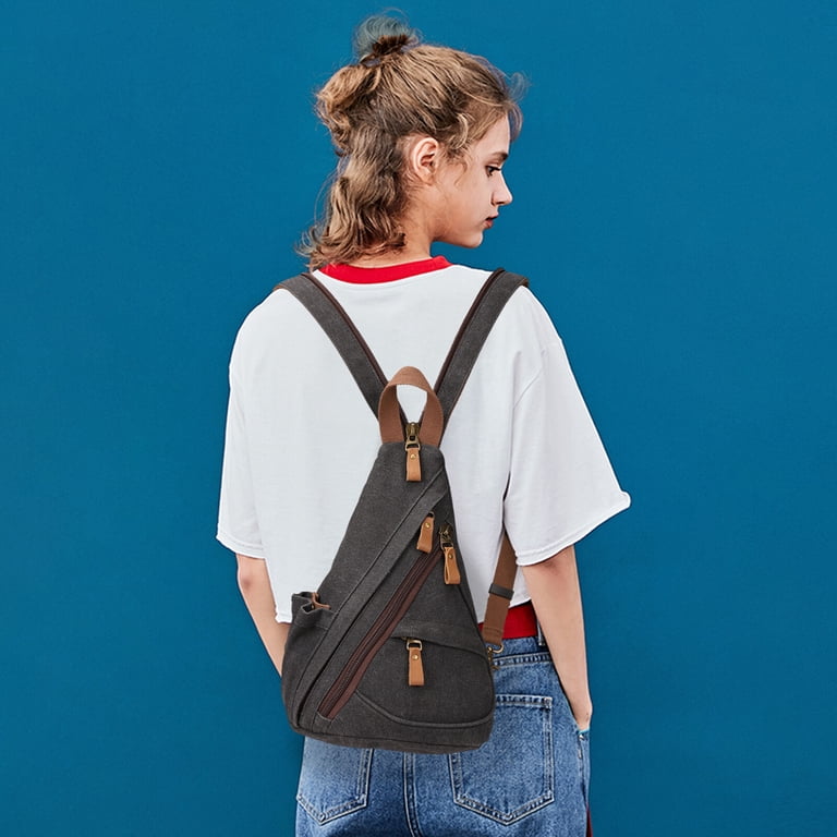 KL928 Sling Bag for Men Women Small Crossbody Backpack  display picture 2
