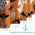 thumbnail image 6 of Classic Halloween Pattern Shower Curtain 84"x72" ,Bathroom Decorative Shower Curtains Set with 12 Hooks,Modern Waterproof Washable Shower Curtain, 6 of 6