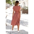 thumbnail image 3 of LASCANA Women's Belted Polka Dot Dress Buttons, 3 of 5