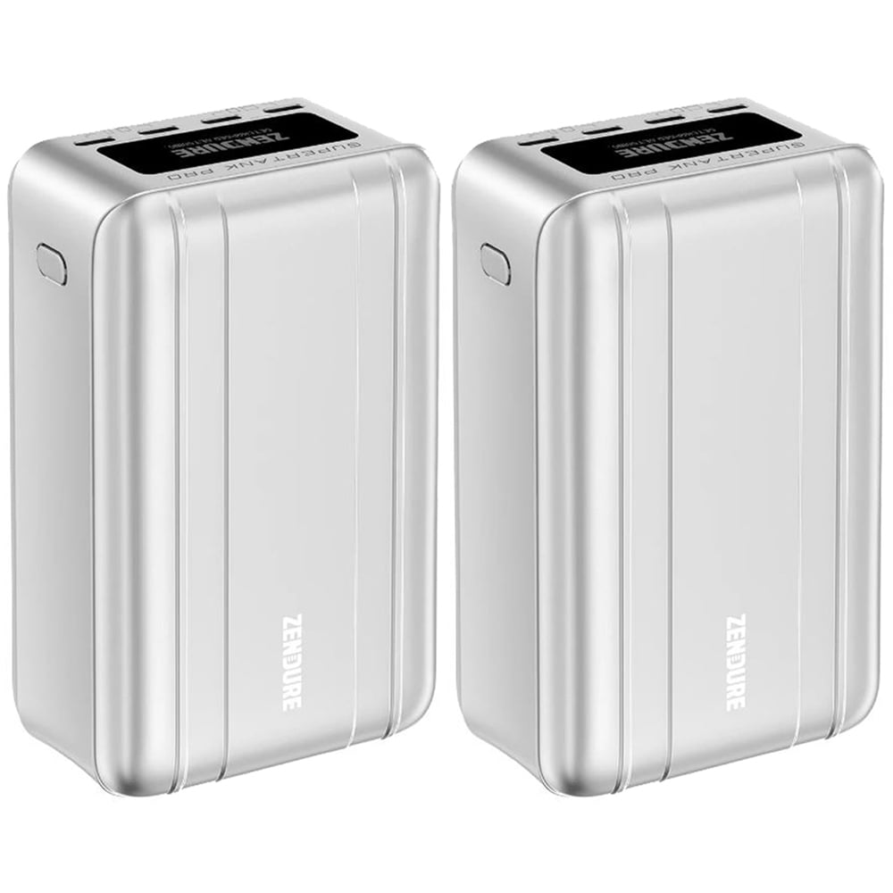 Used Zendure SuperTank 100W 26800mAh Li-Po USB-C Power Delivery Portable  Power Bank, Silver ZDA8PDP-S-PL