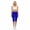 18821845427002442677, variant on True Azure Blue Color Women's Brushed Suede Poly Span Casual Capri Leggings XS-2XL