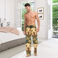 thumbnail image 6 of FORMRS Mens Pajama Pants with Pockets Sleepwear Lounge Bottoms Sizes S-2XL, Flowers and Dog, 6 of 7