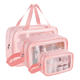 thumbnail image 1 of Estuches De Maquillaje Bolsa Cosmetiquera Set 3 Xtellar rosa, 1 of 3