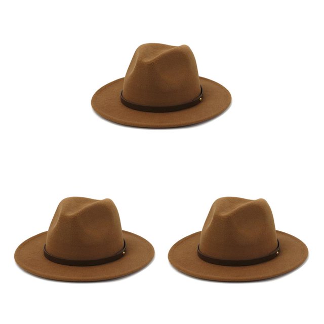 Qarigey Sombreros Elegantes Gorras de ala ancha Cálida Lana Niños Boda al aire libre Type1 NO1