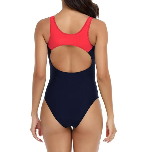 Thong Bodysuit for Women, One Piece High Neck Racerback Sleeveless Bodysuit,  Tummy Control Tank Top (Color : B, Size : XXL) : : Fashion