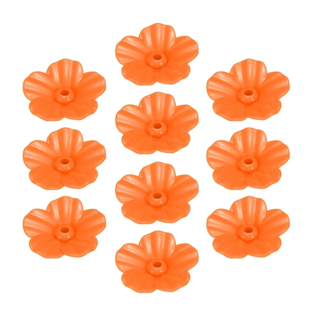 Flores de reemplazo para alimentadores de colibrí Puertos de alimentación para exteriores Naranja Paquete de 10
