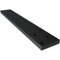 thumbnail image 5 of Ekena Millwork 2 1/2"W x 16"D Hidden Floating Steel Heavy Duty Bracket, Powder Coated Black, 5 of 10
