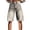 Light Yellow, variant on Denim Shorts for Women Print Like Denim Flare Jeans Stretchy Shorts with Pockets Summer Jeans for Women