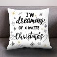 thumbnail image 1 of Jusqu'à 65% de Réduction Housse de Coussin en Lin de Coton pour SMihono Noël Decor, 1 of 2