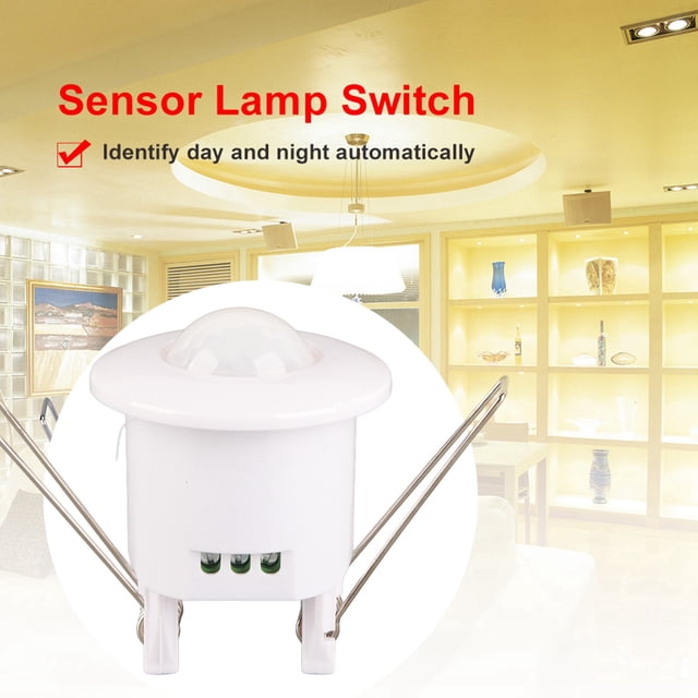 Detector Infrarrojo De La Sensibilidad Del Interruptor De La Luz Del Sensor De Movimiento PIR Del Techo De 360 Buen