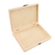 thumbnail image 5 of Apuakthei Humidor de cigarros de madera rectangular de pino rústico de gran capacidad Caja de almacenamiento de cigarros DIY con tapa para cigarros de caligrafía de té, 5 of 8