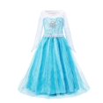thumbnail image 4 of Vestido de princesa Anna Elsa de Disney para niñas, vestido de baile de malla, ropa de cumpleaños, carnaval, Halloween, disfraz de reina de las nieves de Frozen, 4 of 5