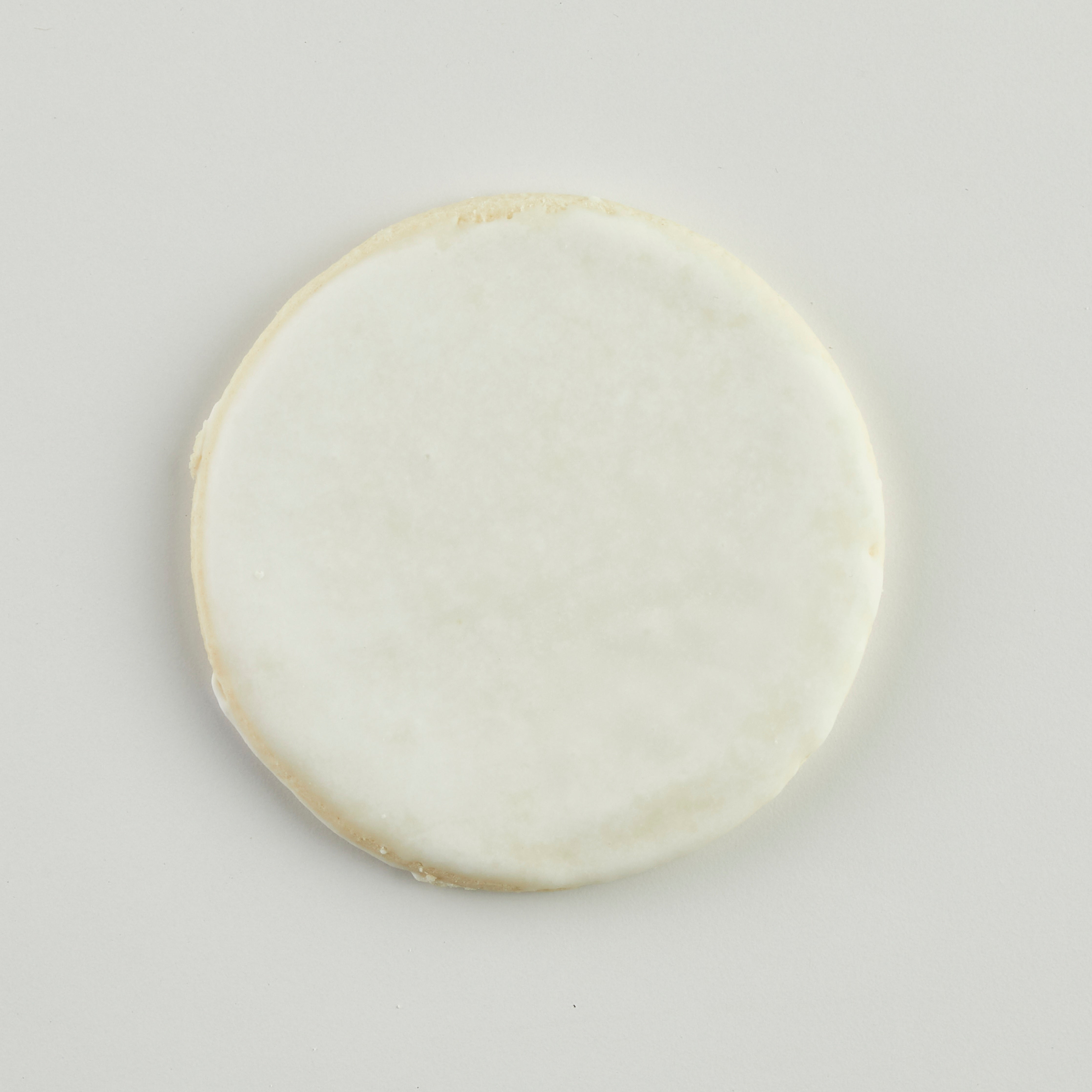 Case of 50 White Iced Smiley Cookies - Nut Free, Kosher, Individually Wrapped Sugar Cookies