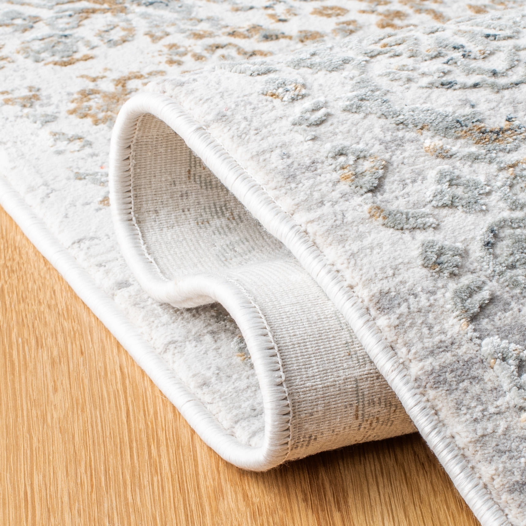 SAFAVIEH Princeton Xavier Abstract Area Rug, Beige/Grey, 6' x 9'