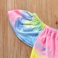 thumbnail image 6 of Mercatoo Baby Girl Clothes Outfits Cotton Tie-Dye Tops Casual 3PC Set Baby Outfits for Girls, 6 of 9
