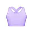 thumbnail image 3 of Sinleey Girls 2 Piece Tennis Golf Sports Outfit Sleeveless U Neck Tank Top with Pleated Skort Skirt Lavender&Black 6, 3 of 7