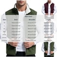 thumbnail image 3 of Stamzod Mens Fleece Vest Jacket Casual Full Zip Sherpa-Lined Jackets Warm Sleeveless Coat Vests with Pocket Dark Blue-2 XL, 3 of 6