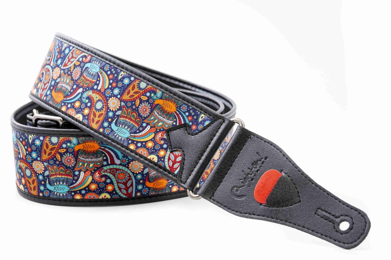 RightOn! Straps Talisman KASHMIR Blue Guitar Strap