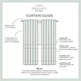 thumbnail image 7 of Exclusive Home Ironwork Sateen Woven Blackout Hidden Tab Top Curtain Panel Pair, 7 of 7