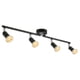 thumbnail image 4 of Luminaria de techo ajustable Tomshine con 4 cabezales LED GU10 de 4W, ángulo de iluminación flexible, ideal para habitaciones, cocinas y pasillos. Incluye 4 focos de luz cálida 3000K, 400lm cada uno,, 4 of 7