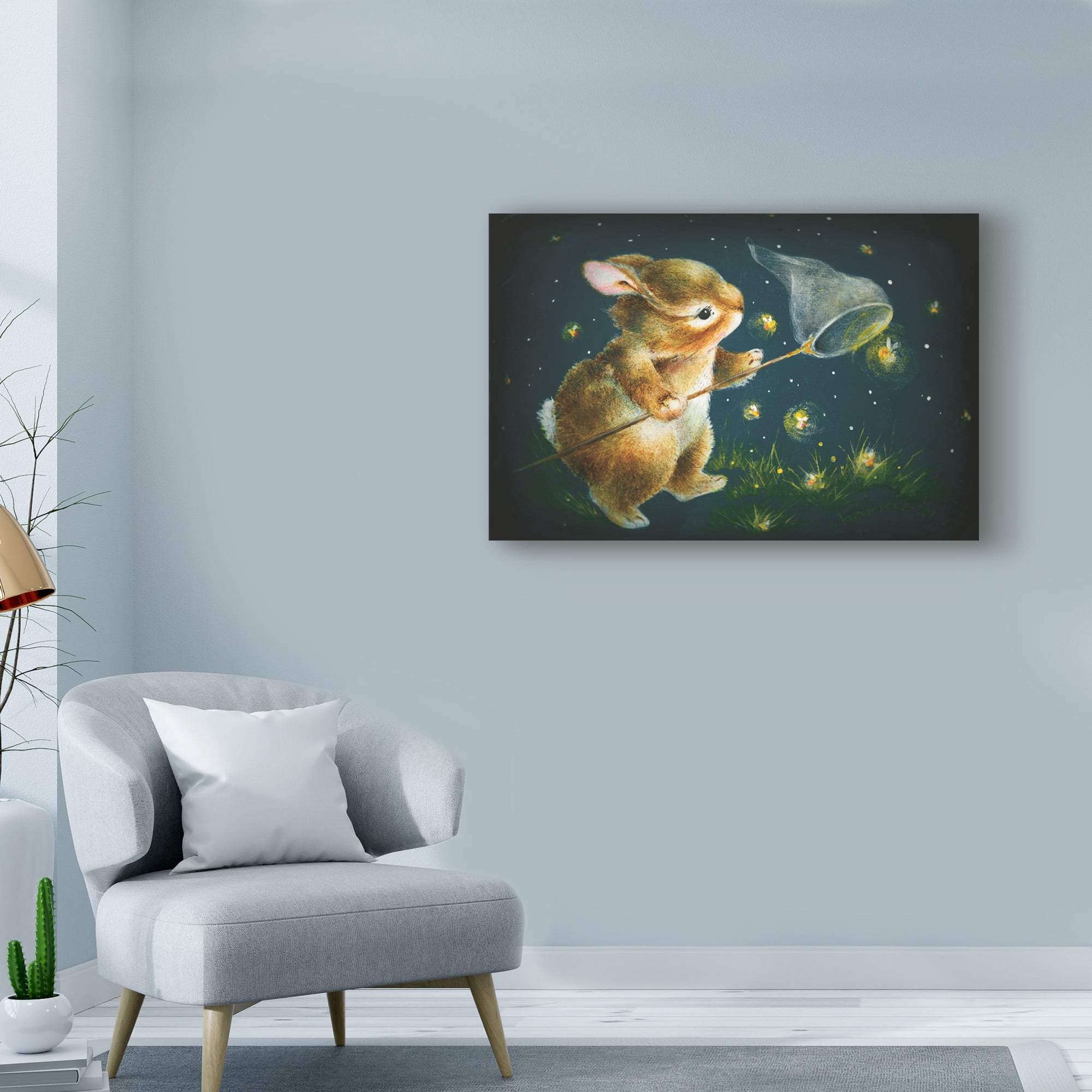 Trademark Fine Art 'Light Show' Canvas Art by Peggy Harris