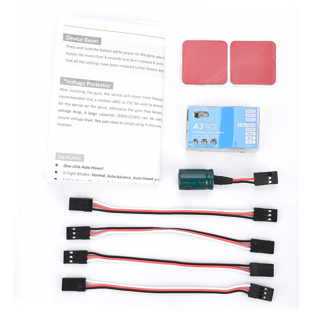F50A 3-Axle Gyro A3 V2 Flight Controller Stabilizer System for RC Airplane