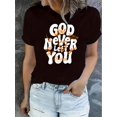 thumbnail image 1 of Women's Casual Chic Geometric Print T-Shirt - Comfy Crew Neck Short Sleeve Top, Perfect for Summer & Casual Attire, 1 of 6