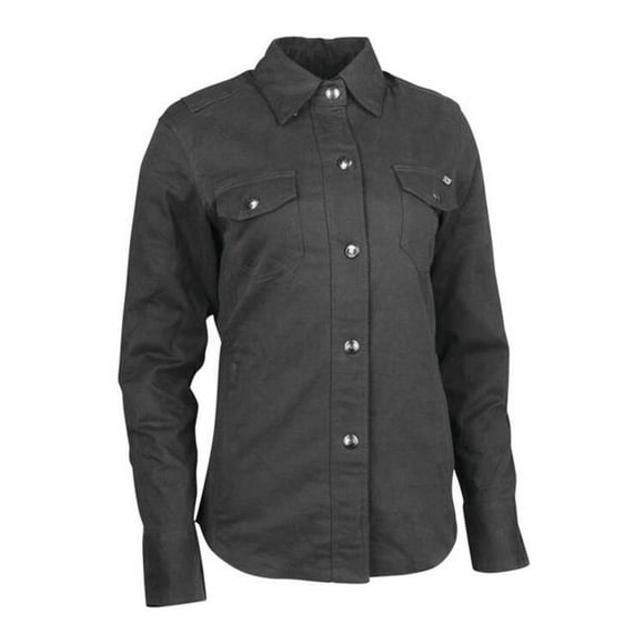 Speed & Strength 880434 Speed Society Womens Armored Shirt, Black - 2XL