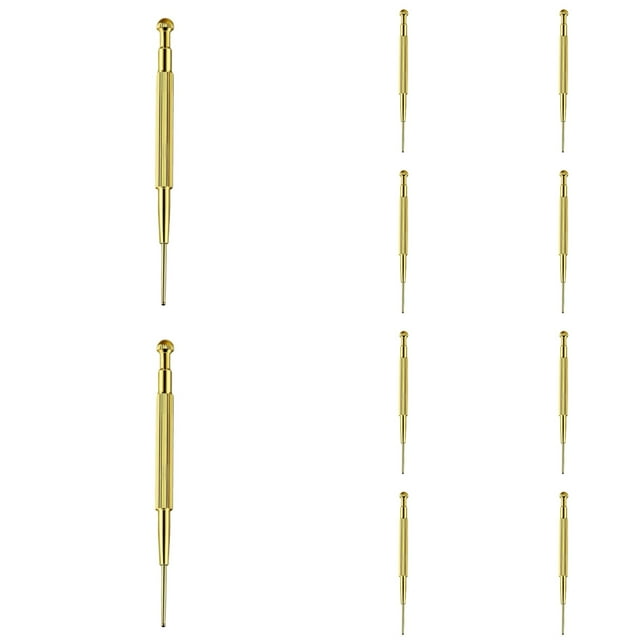 Ear Massage Tool Acupuncture Point Probe with Built-in Body Stimulator Acupressure Pen Double Headed Ear and Body Point Probe Pen for Spa Massage 1/2/4/6/8/10PCS