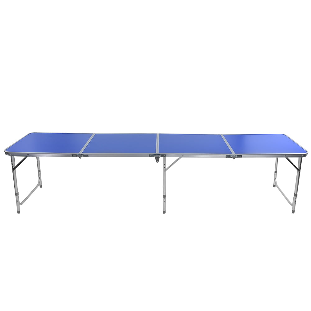 Details about   NEW 3 Foot Aluminum Outdoor/Indoor Portable Cam Folding Beer  Pong Table US 
