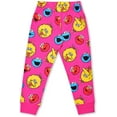 thumbnail image 2 of Sesame Street Jogger Set for Girls, 2 Pack Long Sleeve Tee and Jog Pants Bundle, 2 of 5