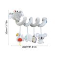 thumbnail image 3 of 13.78x11.81 Inch Elegant Gray Bed Hanging Pendant Toy, Ringing Bell Fabric Mobile for 1-3 Years, Bedside Decor for 2-4 Years, Nursery Ornament, 3 of 6