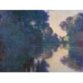 thumbnail image 2 of Art.com Morning on the Seine near Giverny Stretched Canvas Print Wall Art by Claude Monet, 16" x 12", 2 of 4