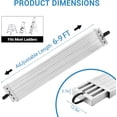 thumbnail image 3 of Royalbelle 6-9 FT Telescoping Aluminum Work Plank, Scaffold Platform, 3 of 8