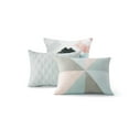 thumbnail image 4 of Mainstays Pink and Teal Diamond 8 Piece Bed in a Bag Comforter Set With Sheets, Twin/Twin XL, 4 of 6