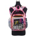 thumbnail image 4 of Fuel Clear Backpack and Cinch Sling Bundle Set, Clear Pink Beach Stripes, 4 of 6