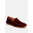 thumbnail image 2 of Robua Velvet Flat Loafers, 2 of 9
