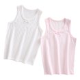 thumbnail image 6 of 2 Pack Kiviey Toddler Shirts Cotton Summer Camisole Shirts Stretch Breathable Sweat-Absorbing Blouse Tops Size 3-4T, 6 of 6