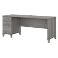 thumbnail image 1 of Pemberly Row 72W Office Desk with Drawers in Platinum Gray - Engineered Wood, 1 of 7