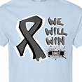 thumbnail image 4 of Inktastic Ribbon We Will Win Melanoma & Skin Cancer Awareness T-Shirt, 4 of 5