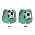 thumbnail image 5 of Lsque BALL INSIDE THE NET GOAL Printed Women's Running Shorts with Liner Pockets,Elastic Quick Dry Workout Athletic Gym Yoga Shorts,Womens High Waist Shorts-Medium, 5 of 9