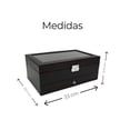 thumbnail image 5 of Estuche Xtellar negro Organizador De Relojes Y Joyas Elegante, 5 of 5