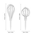 thumbnail image 5 of Electric Egg Beater Cordless Hand Mixer Handheld Egg Whisk for Cream Salad Dressing White, 5 of 5