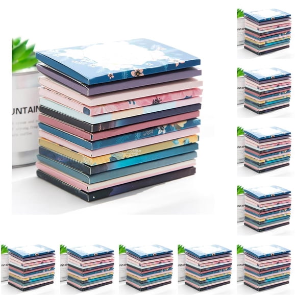 Qarigey Paquete de 50 hojas de papel secantes absorbentes de aceite portátiles para hombre, papel de maquillaje absorbente, suministros tipo 10 tipo 10 10x7cm 10piezas