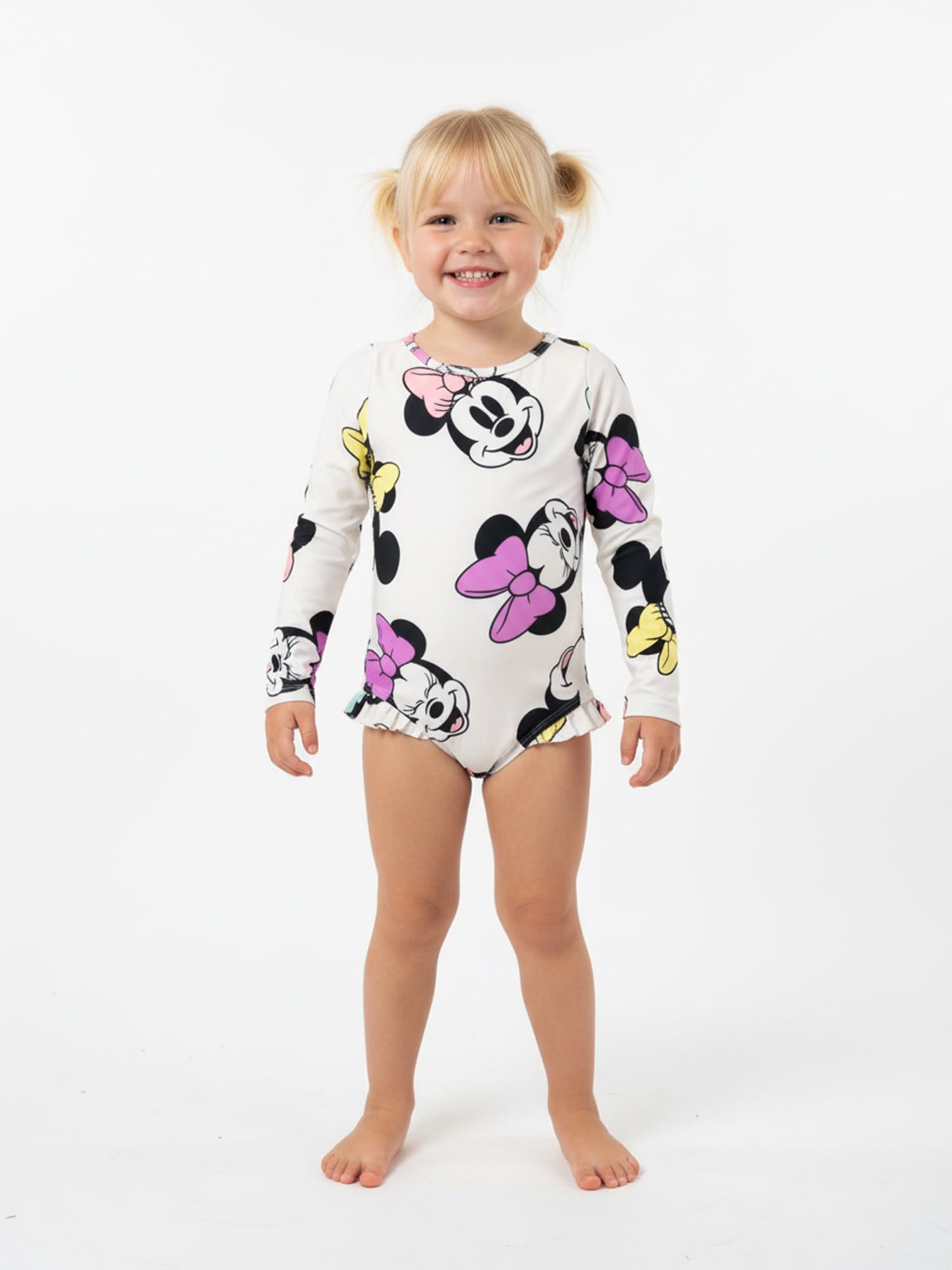 Minnie Mouse Toddler Girls Swimsuit and Coverup Set, 2-Piece, Sizes 12M-5T