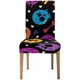 thumbnail image 1 of Funda protectora ABPHQTO para silla elástica con calaveras y corazones coloridos juego de 1, 1 of 4